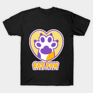 Cat paw, paw print, cute paw T-Shirt